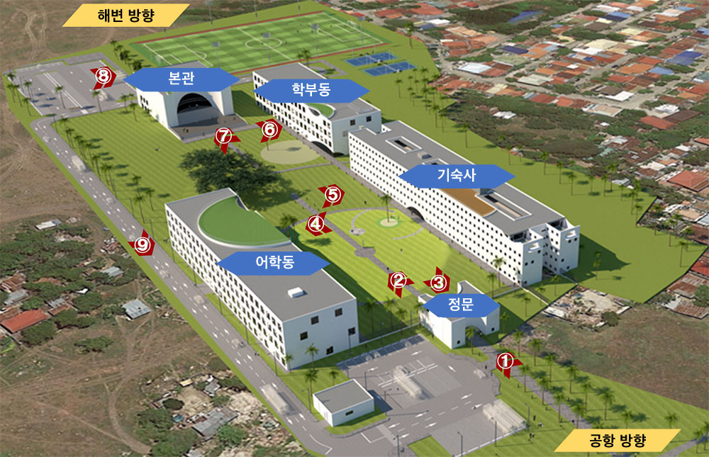 캠퍼스 전체 가상 이미지 (조감도)